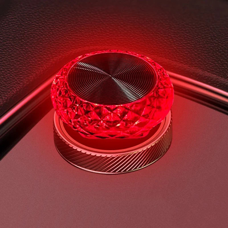 Mini USB Ambient Car Light – 7 Colors, Plug-and-Play Glow