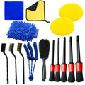 15-Piece Car Detailing Brush Kit – Complete Interior & Exterior Cleaning Set