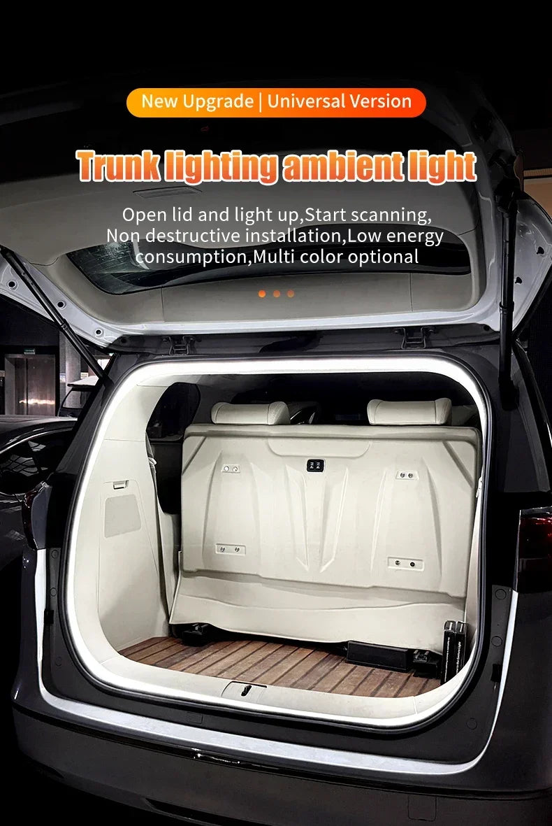 LED Trunk Light Strip – Motion-Activated, Wiring-Free (2M / 4M)