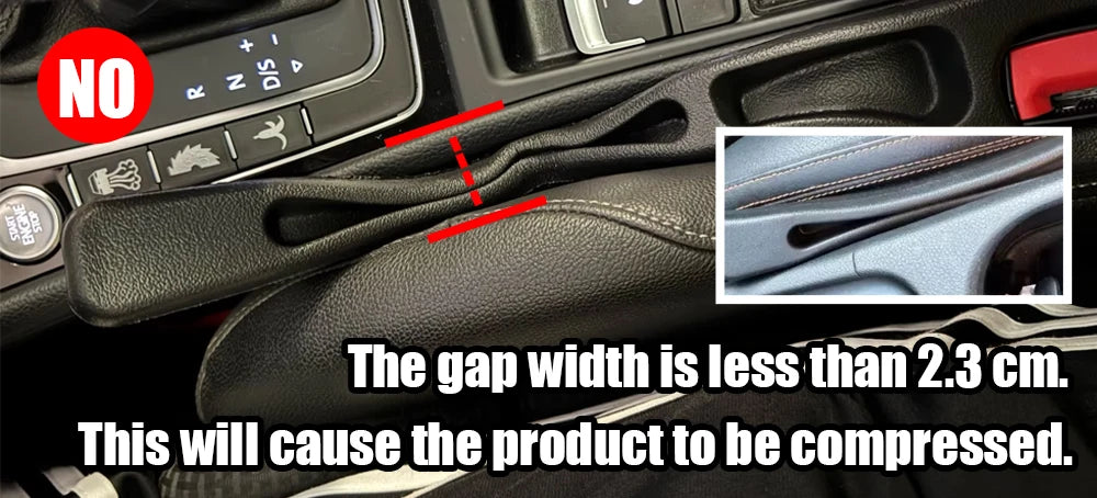 Seat Gap Filler 2-Pack – Stop Losing Your Phone Between the Seats