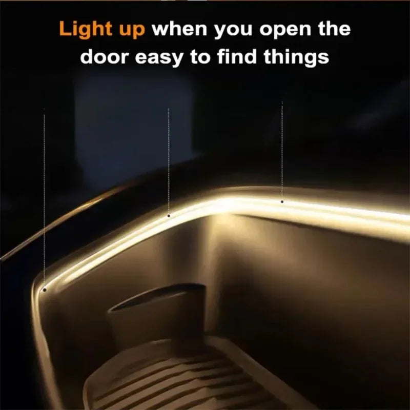 LED Trunk Light Strip – Motion-Activated, Wiring-Free (2M / 4M)