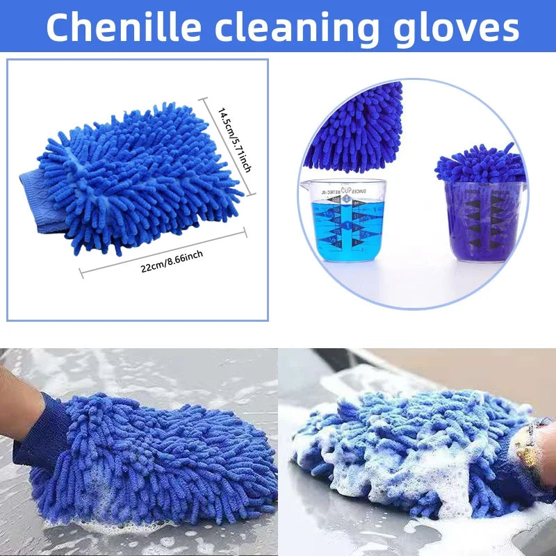 15-Piece Car Detailing Brush Kit – Complete Interior & Exterior Cleaning Set