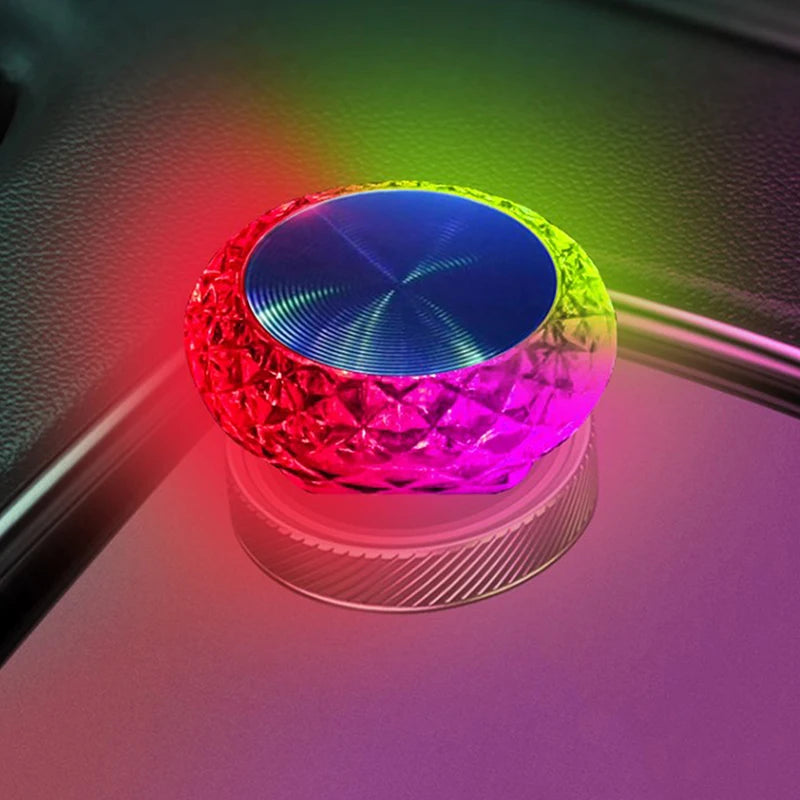 Mini USB Ambient Car Light – 7 Colors, Plug-and-Play Glow
